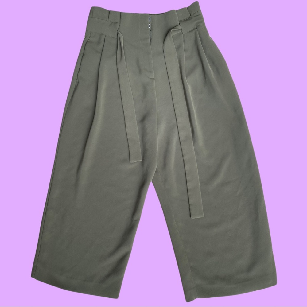 🫒 Olive Culotte Wide Leg Trousers 🫒